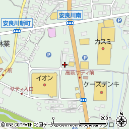 イオン高萩店Ｃ駐車場周辺の地図