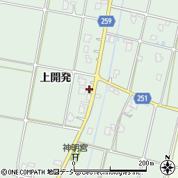 富山県高岡市上開発118周辺の地図
