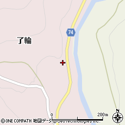 富山県小矢部市了輪325周辺の地図