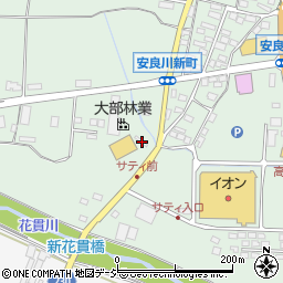 茨城県高萩市安良川774-2周辺の地図