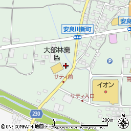 茨城県高萩市安良川774-2周辺の地図