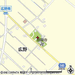 香積廣野神社周辺の地図