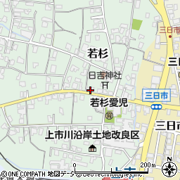 富山県中新川郡上市町若杉34周辺の地図