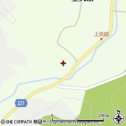 石川県河北郡津幡町上矢田ヘ周辺の地図
