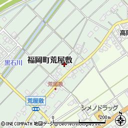 富山県高岡市福岡町荒屋敷198-3周辺の地図