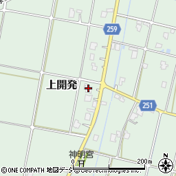 富山県高岡市上開発122周辺の地図