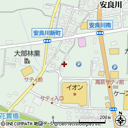 茨城県高萩市安良川611-2周辺の地図