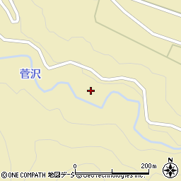菅沢周辺の地図