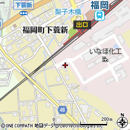 いなほ化工株式会社　富山工場周辺の地図