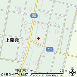 富山県高岡市上開発68周辺の地図