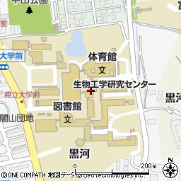 富山県立大学周辺の地図
