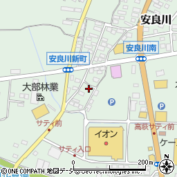茨城県高萩市安良川616周辺の地図