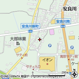 茨城県高萩市安良川616周辺の地図