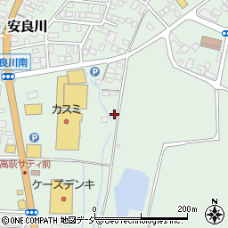 茨城県高萩市安良川148-2周辺の地図