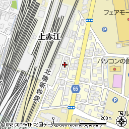 アクセス富山周辺の地図