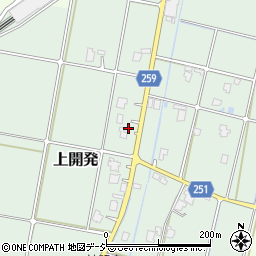 富山県高岡市上開発125周辺の地図