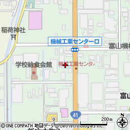 ラック富山支店周辺の地図