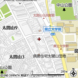 太閤山県営住宅団地１０号周辺の地図