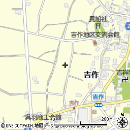 富山県富山市吉作周辺の地図