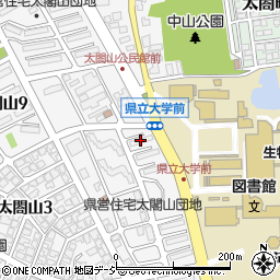太閤山県営住宅団地１号周辺の地図