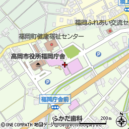 高岡市ふくおか総合文化センター（Ｕホール）周辺の地図