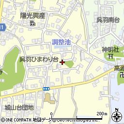 赤島池公園周辺の地図