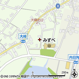 石川県かほく市大崎東周辺の地図