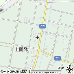 富山県高岡市上開発131周辺の地図