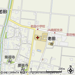 老田小学校周辺の地図