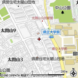 太閤山第一集会所周辺の地図