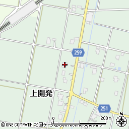富山県高岡市上開発134周辺の地図