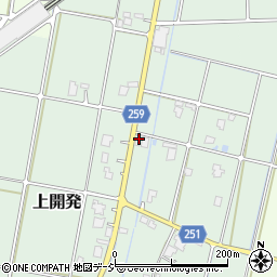 富山県高岡市上開発62周辺の地図