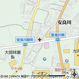 茨城県高萩市安良川621-3周辺の地図