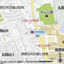 射水市消防団太閤山分団周辺の地図