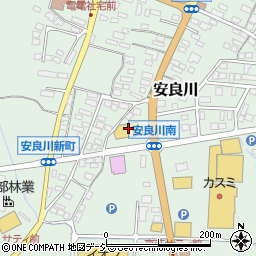 茨城県高萩市安良川214-1周辺の地図