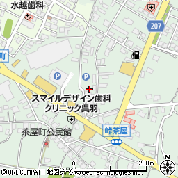 富山県富山市茶屋町周辺の地図