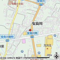 茨城県高萩市安良川210周辺の地図