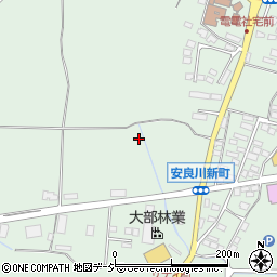 茨城県高萩市安良川周辺の地図