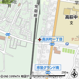 王子運送高萩営業所周辺の地図