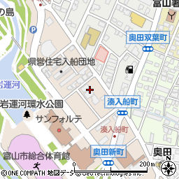 ＪＲ富山鉄道寮周辺の地図