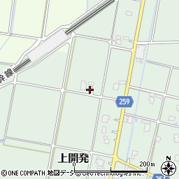 富山県高岡市上開発158周辺の地図