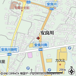 茨城県高萩市安良川211周辺の地図