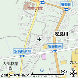 茨城県高萩市安良川629周辺の地図