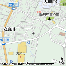 茨城県高萩市安良川129-2周辺の地図