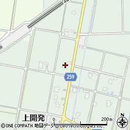 富山県高岡市上開発138周辺の地図
