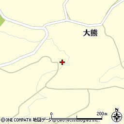 石川県津幡町（河北郡）大熊（ニ）周辺の地図