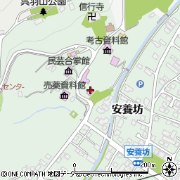 民俗民芸村民俗資料館周辺の地図