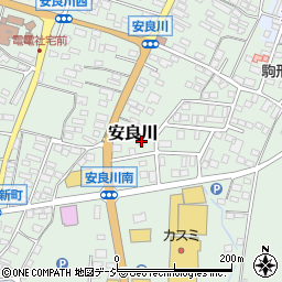 茨城県高萩市安良川100-2周辺の地図