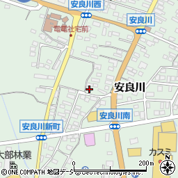 茨城県高萩市安良川634-5周辺の地図