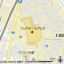 ユニー株式会社　アピタ富山東店　駐車場周辺の地図